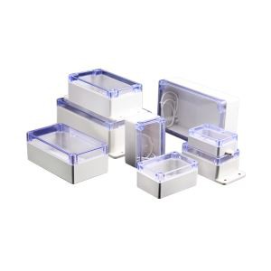 Transparante ABS IP65 waterdichte aansluitdoos