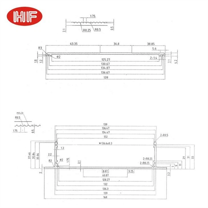 New Style Aluminum Enclosure Amplifier Case
